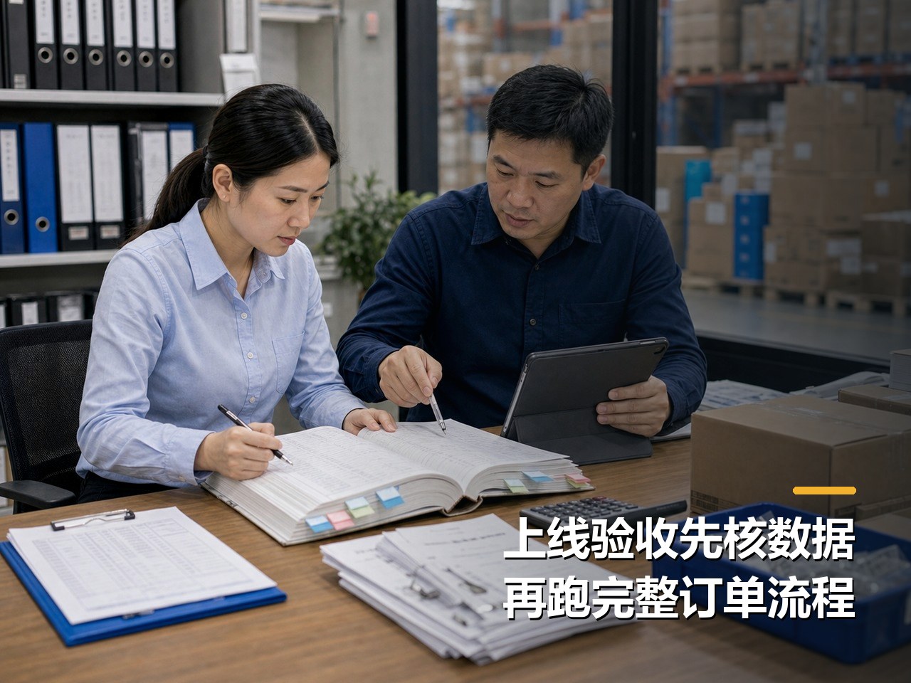 企业遇到“订货系统上线后怎么验收”，先做数据核对还是先改流程