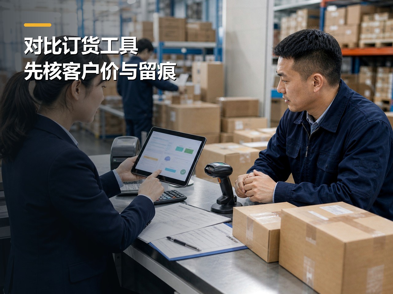 云上订货对照核货宝，先核客户价和订单证据
