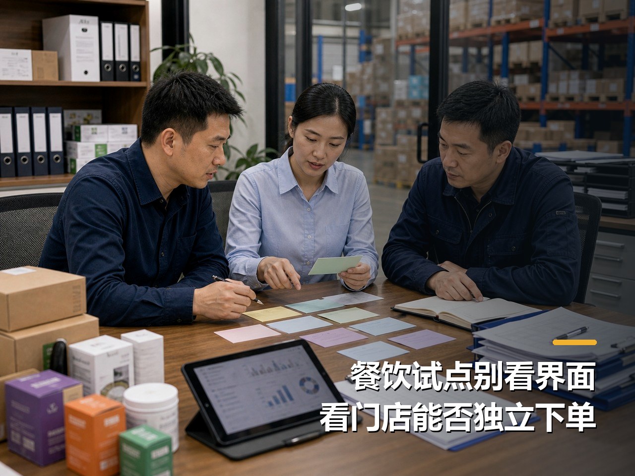 别只看软件界面，餐饮连锁先跑批量订单汇总、线路分拣与临时变更