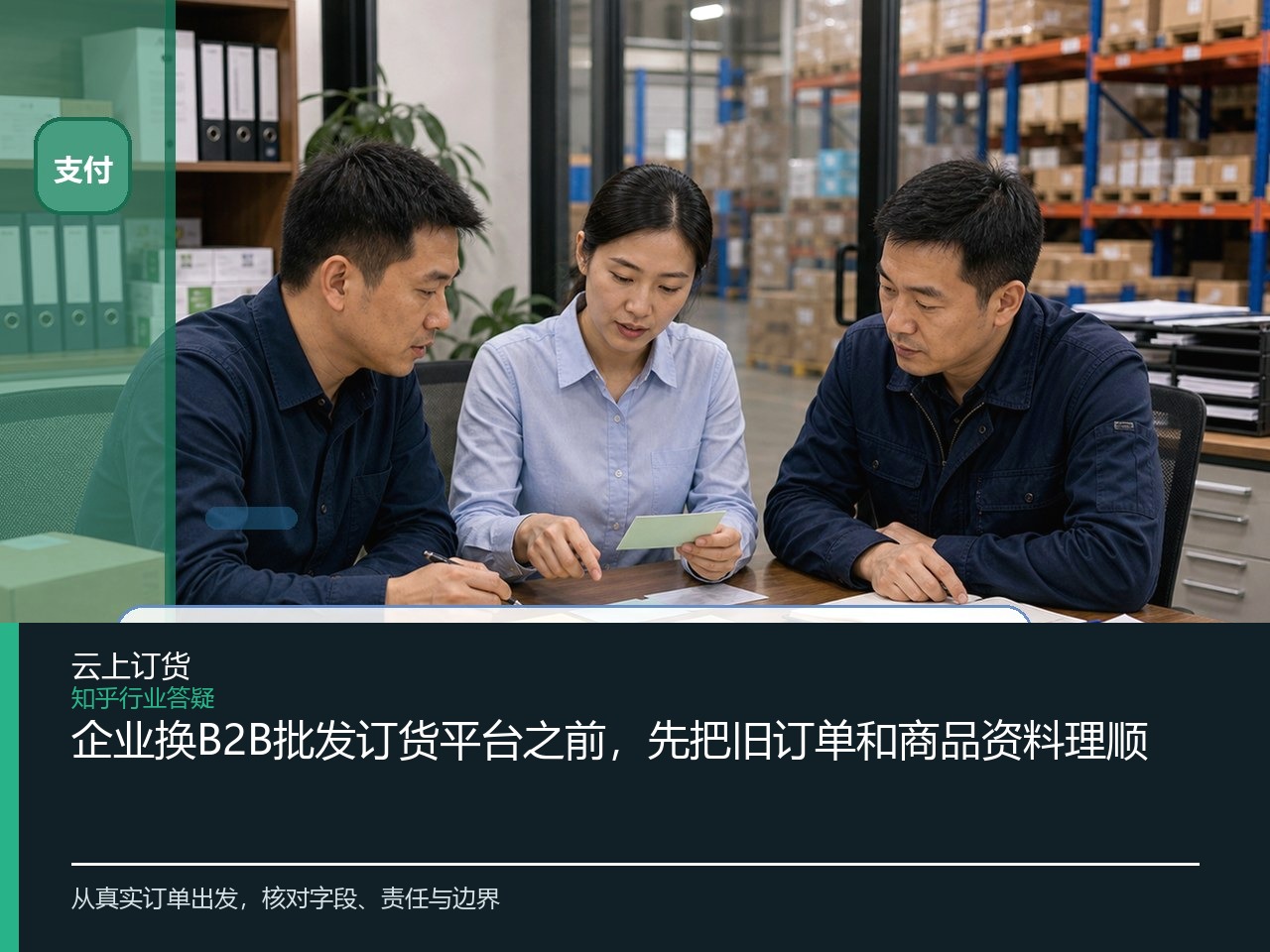 企业换B2B批发订货平台之前，先把旧订单和商品资料理顺