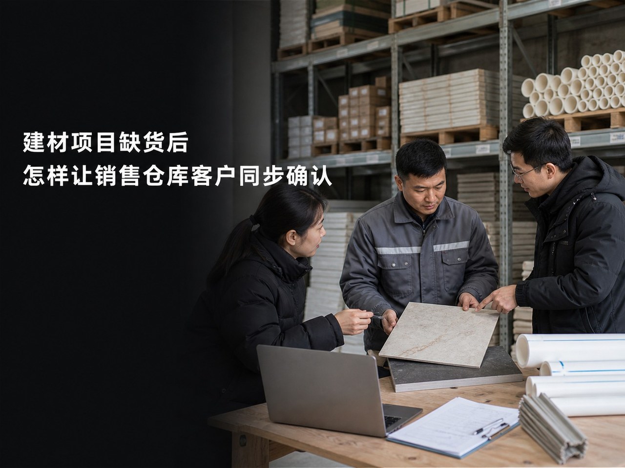 建材项目缺货后怎样让销售仓库客户同步确认