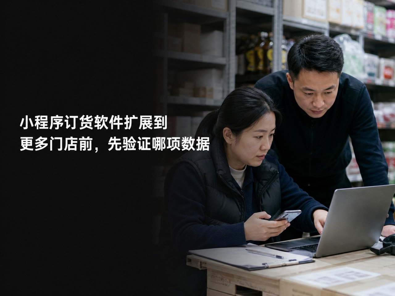 小程序订货软件扩展到更多门店前，先验证哪项数据