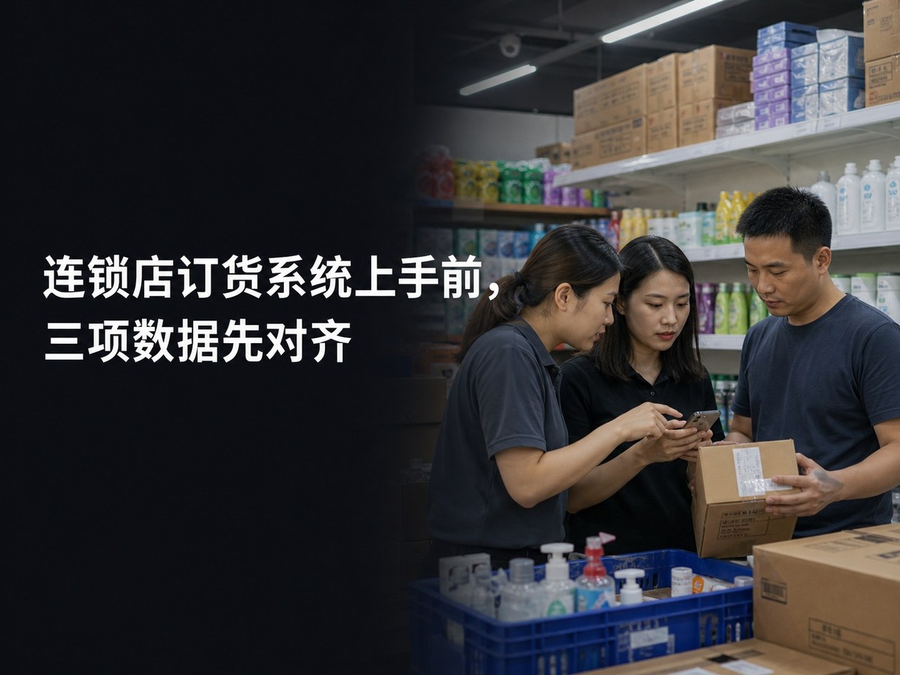 连锁店订货系统上手前，三项数据先对齐