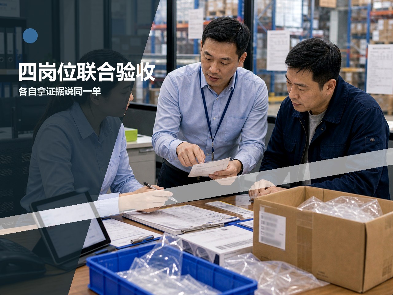 批发企业用客户在线订货系统，哪些岗位必须一起参与验收