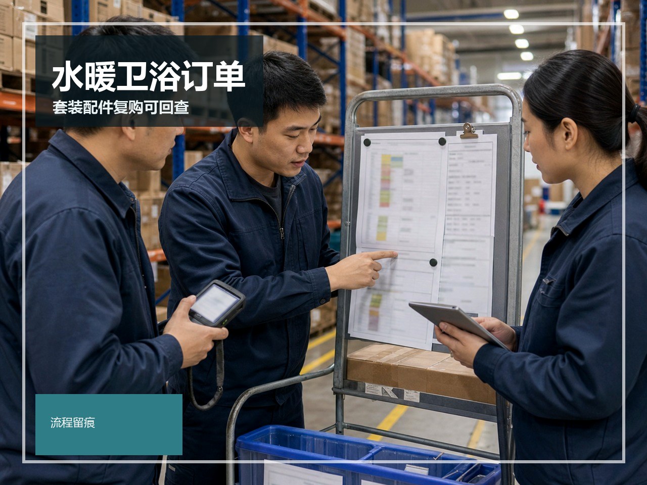 水暖卫浴订单流程观察：套装、配件与复购如何留痕