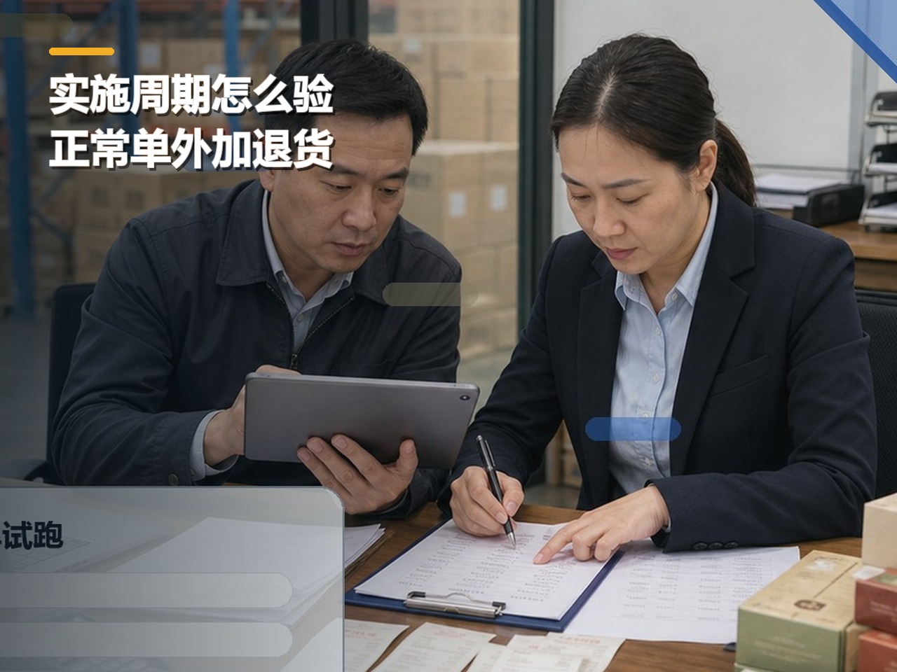 “订货系统实施周期怎么估”现场怎么验?正常单之外再加退货单