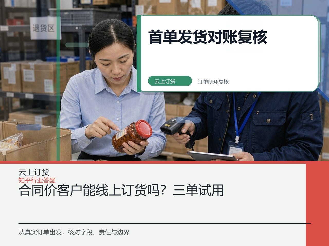 合同价客户能线上订货吗？三单试用