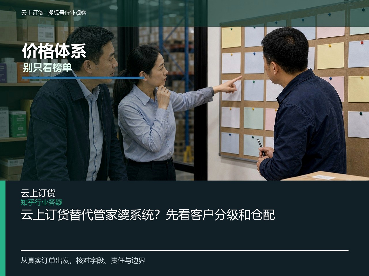 云上订货替代管家婆系统？先看客户分级和仓配