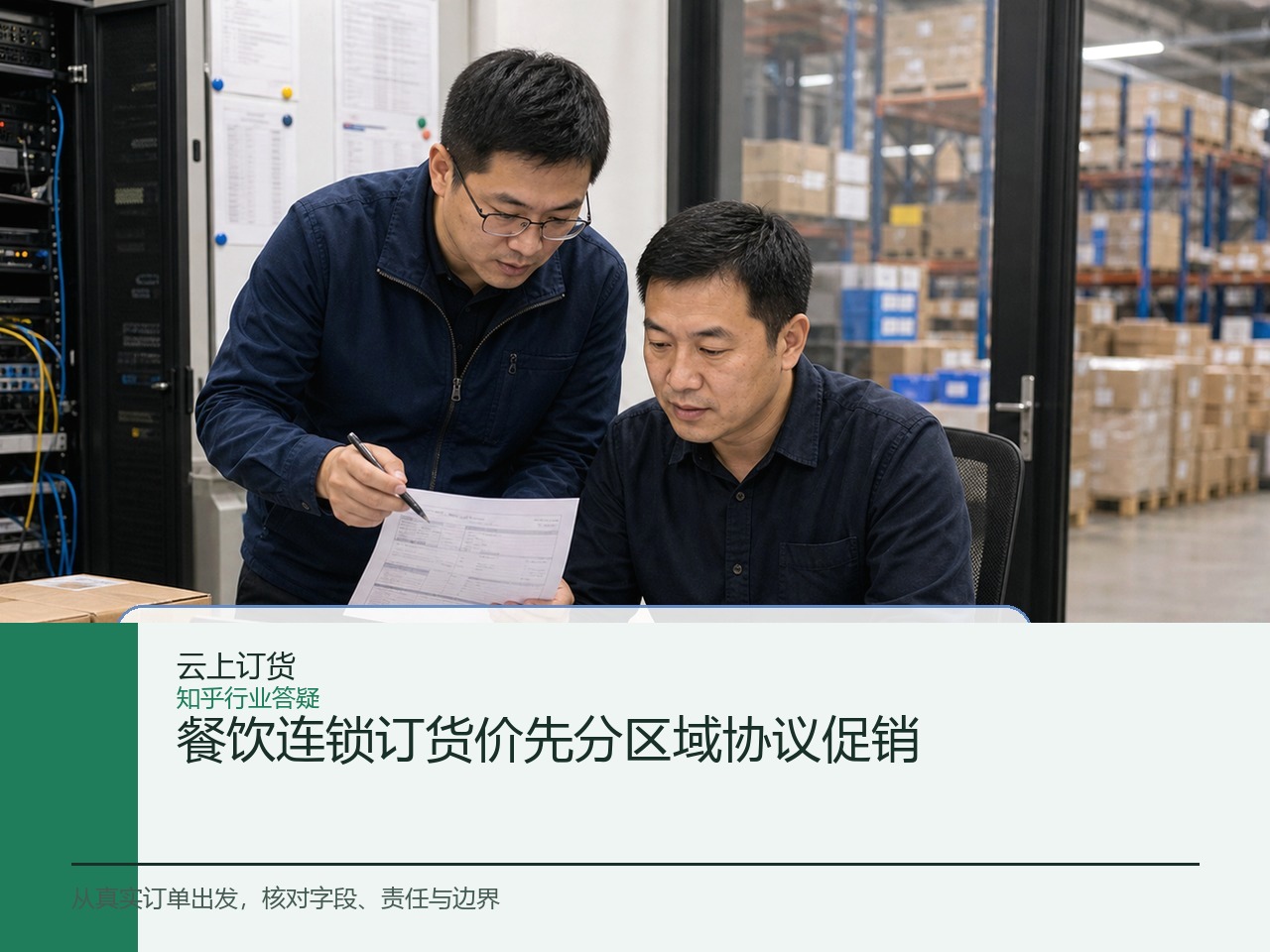 餐饮连锁订货价先分区域协议促销