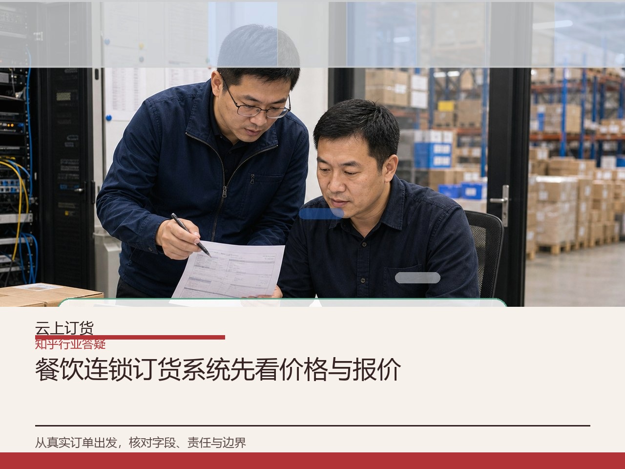 餐饮连锁订货系统先看价格与报价