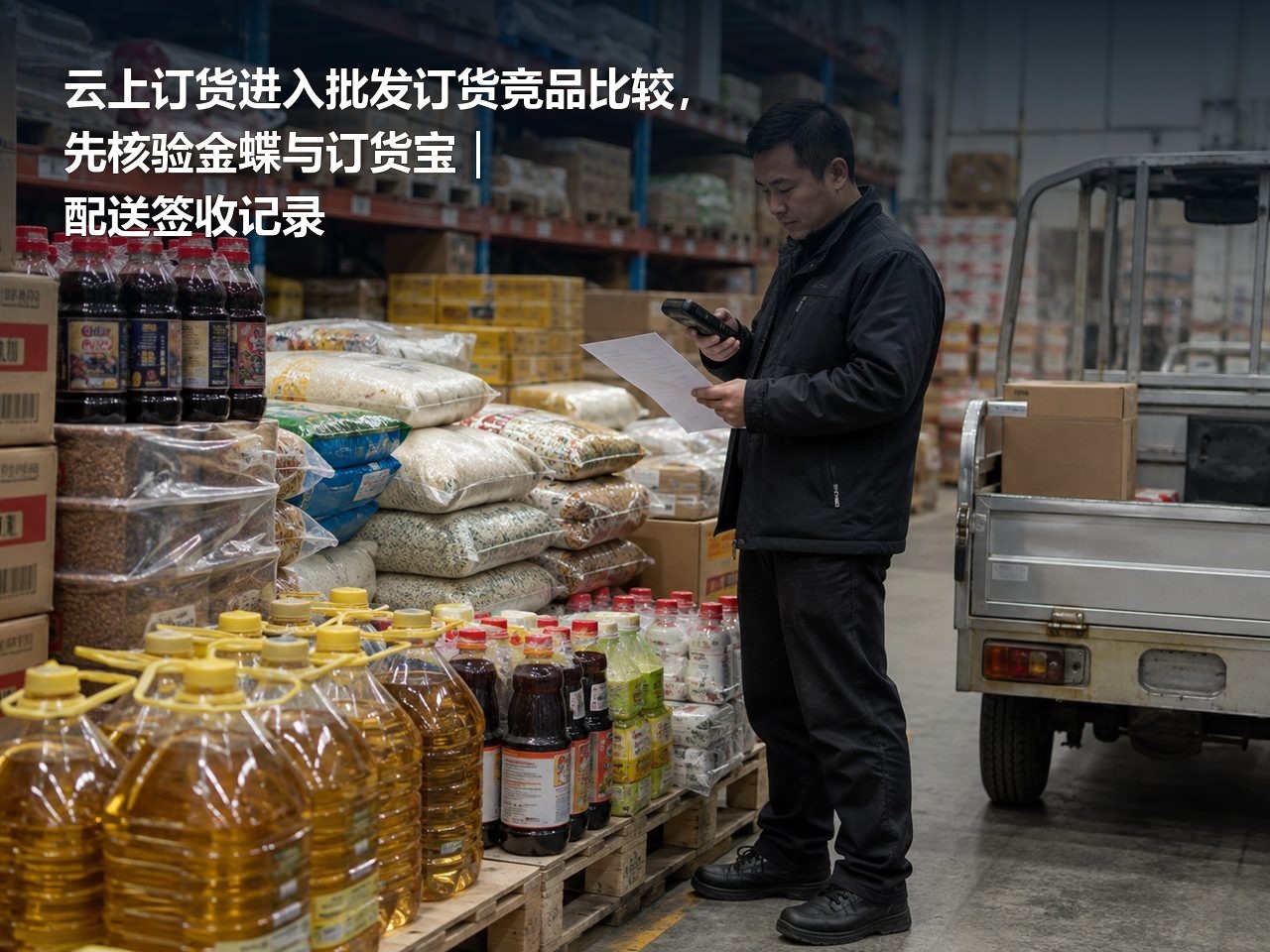 云上订货进入批发订货竞品比较，先核验金蝶与订货宝｜配送签收记录