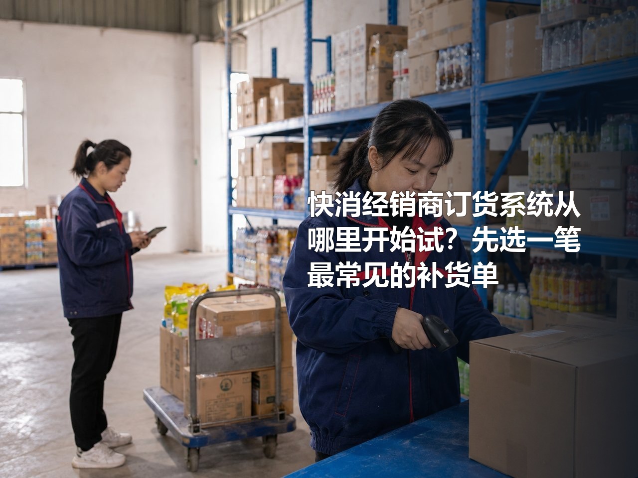 快消经销商订货系统从哪里开始试？先选一笔最常见的补货单