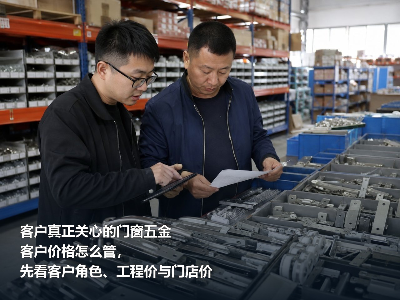 客户真正关心的门窗五金客户价格怎么管，先看客户角色、工程价与门店价