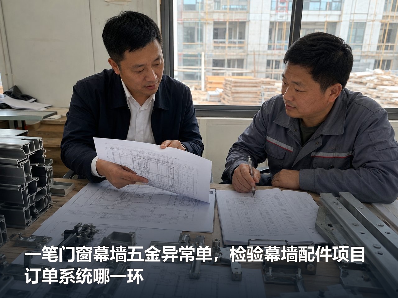 一笔门窗幕墙五金异常单，检验幕墙配件项目订单系统哪一环