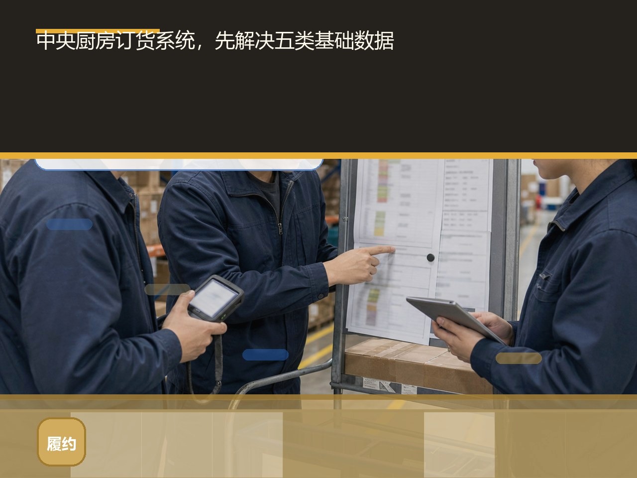 中央厨房订货系统，先解决五类基础数据