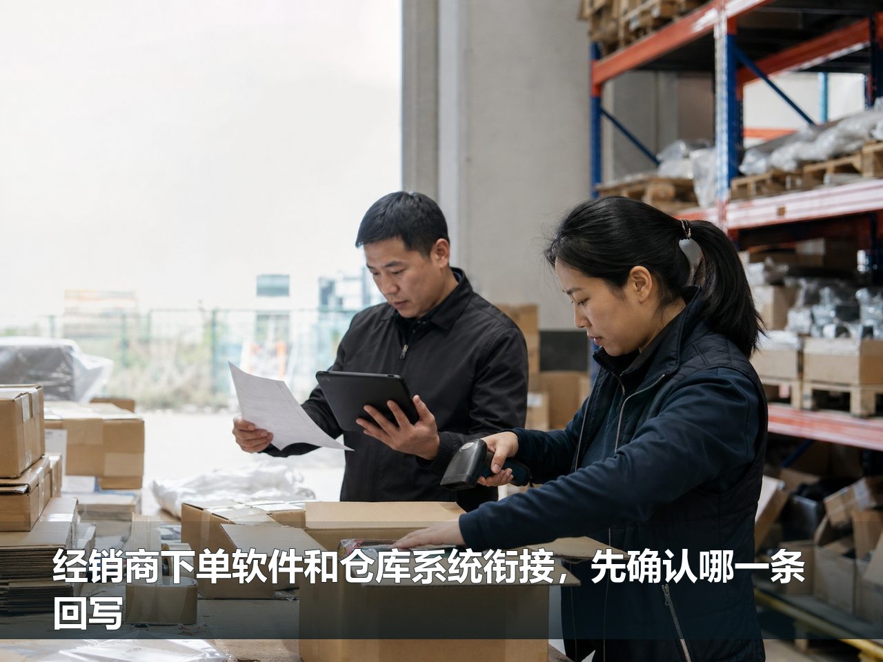 经销商下单软件和仓库系统衔接，先确认哪一条回写