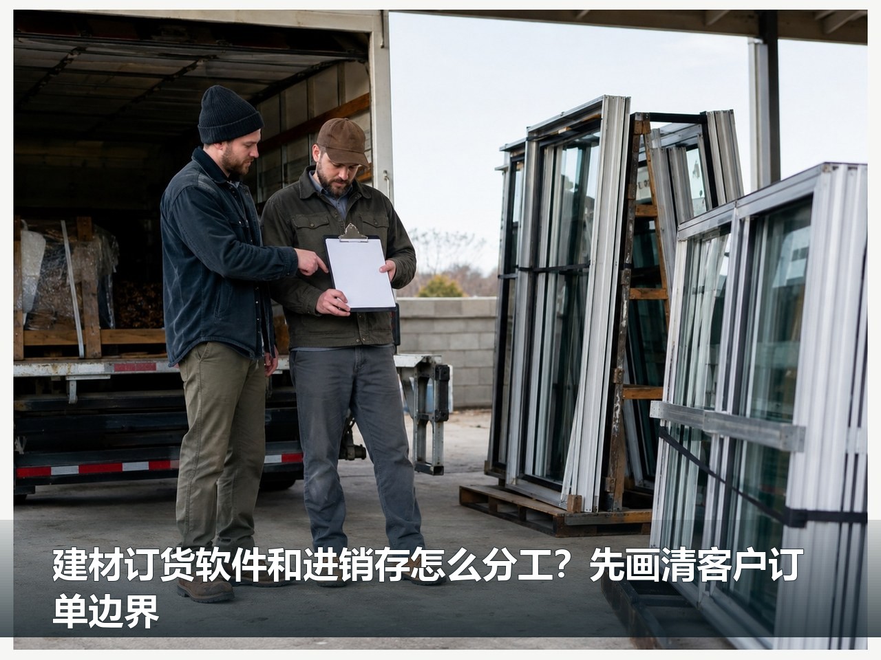 建材订货软件和进销存怎么分工？先画清客户订单边界