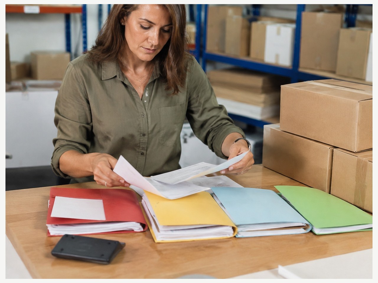 异常处理回到订单和留痕资料复核