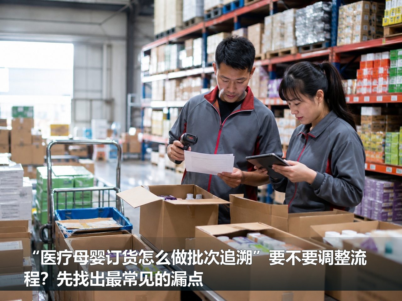 “医疗母婴订货怎么做批次追溯”要不要调整流程?先找出最常见的漏点