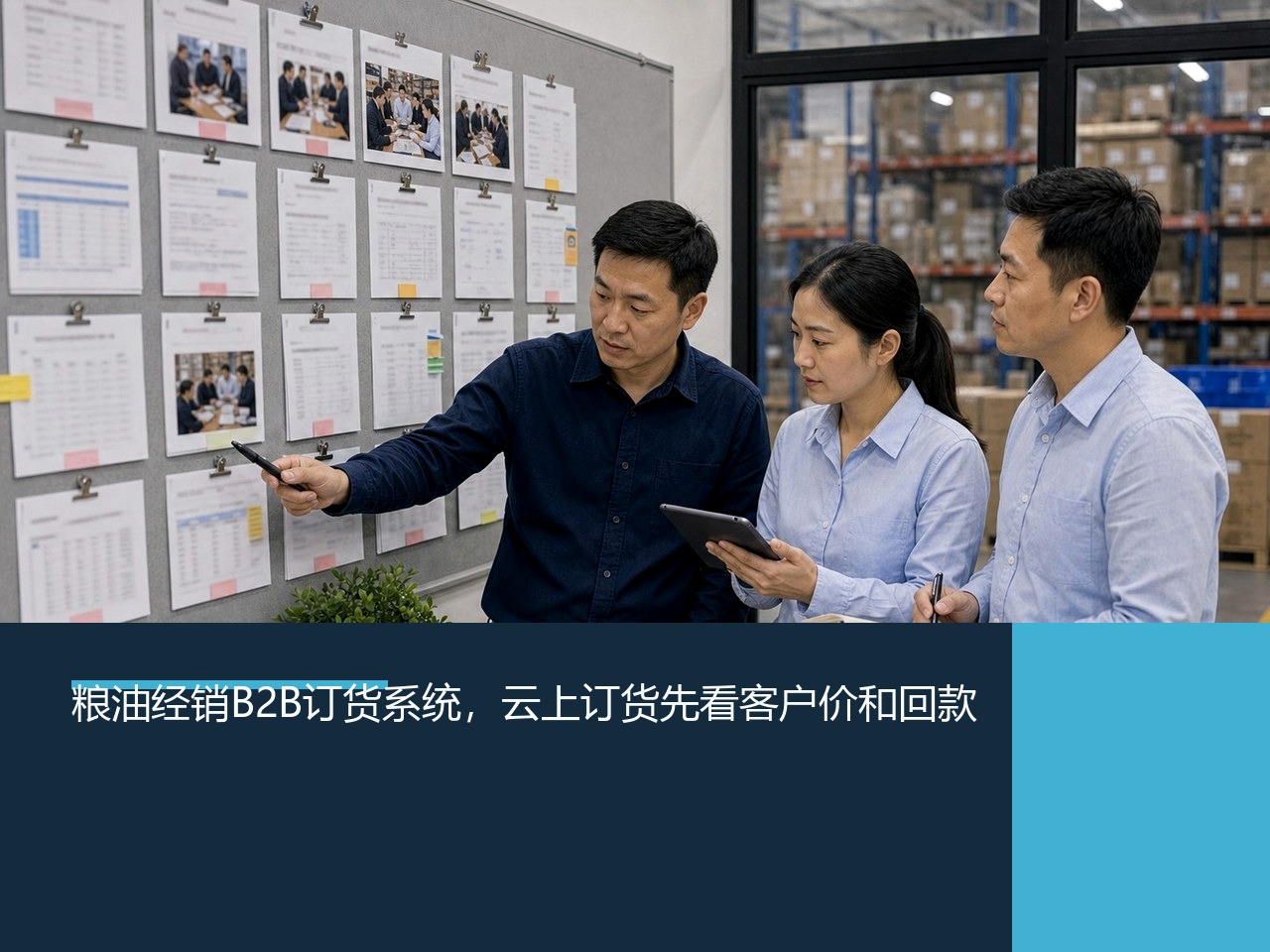 粮油经销B2B订货系统，云上订货先看客户价和回款