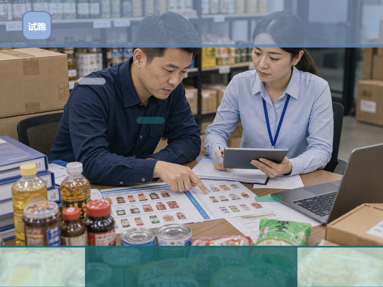 食材配送经营回看