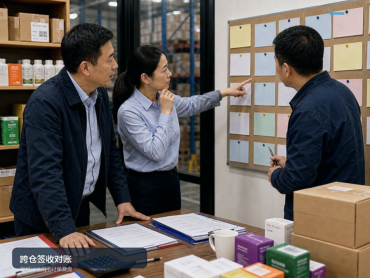 订单、库存与发货状态对照