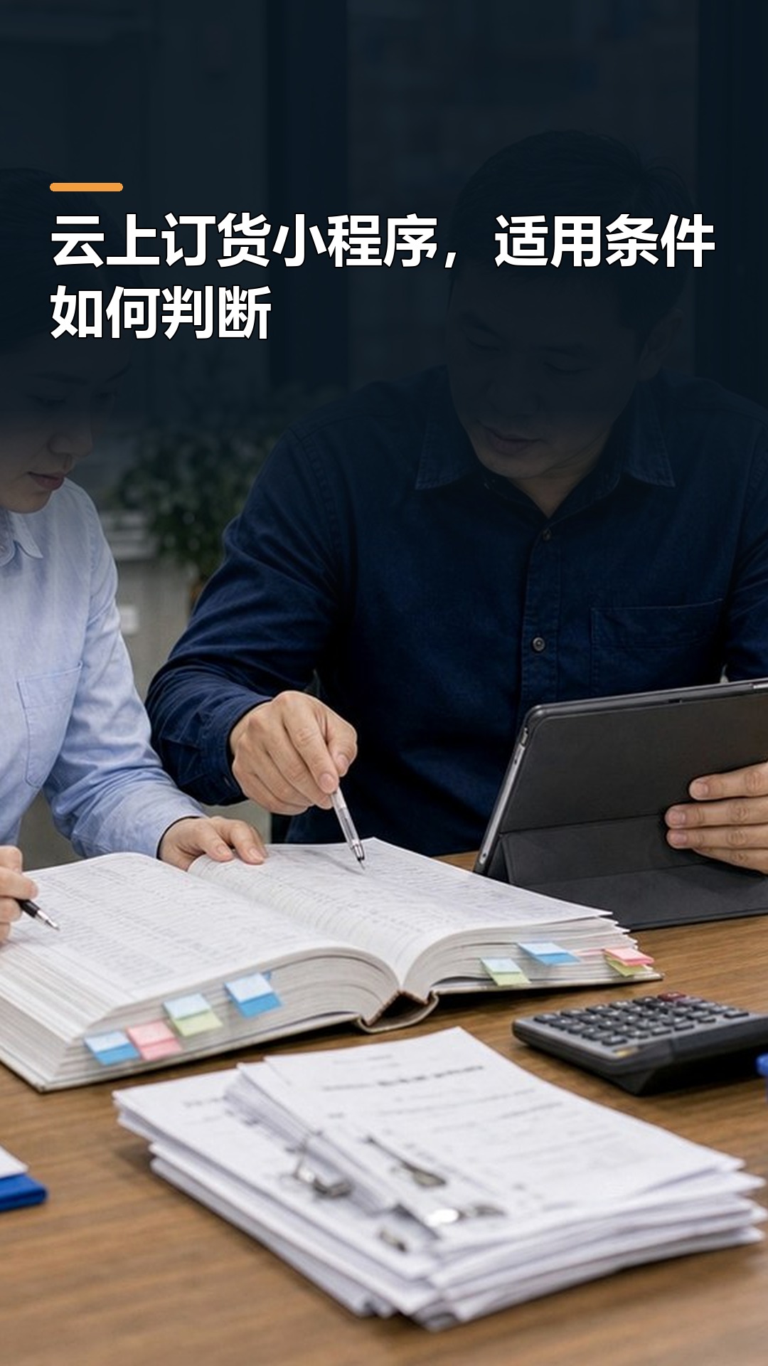 云上订货小程序，适用条件如何判断