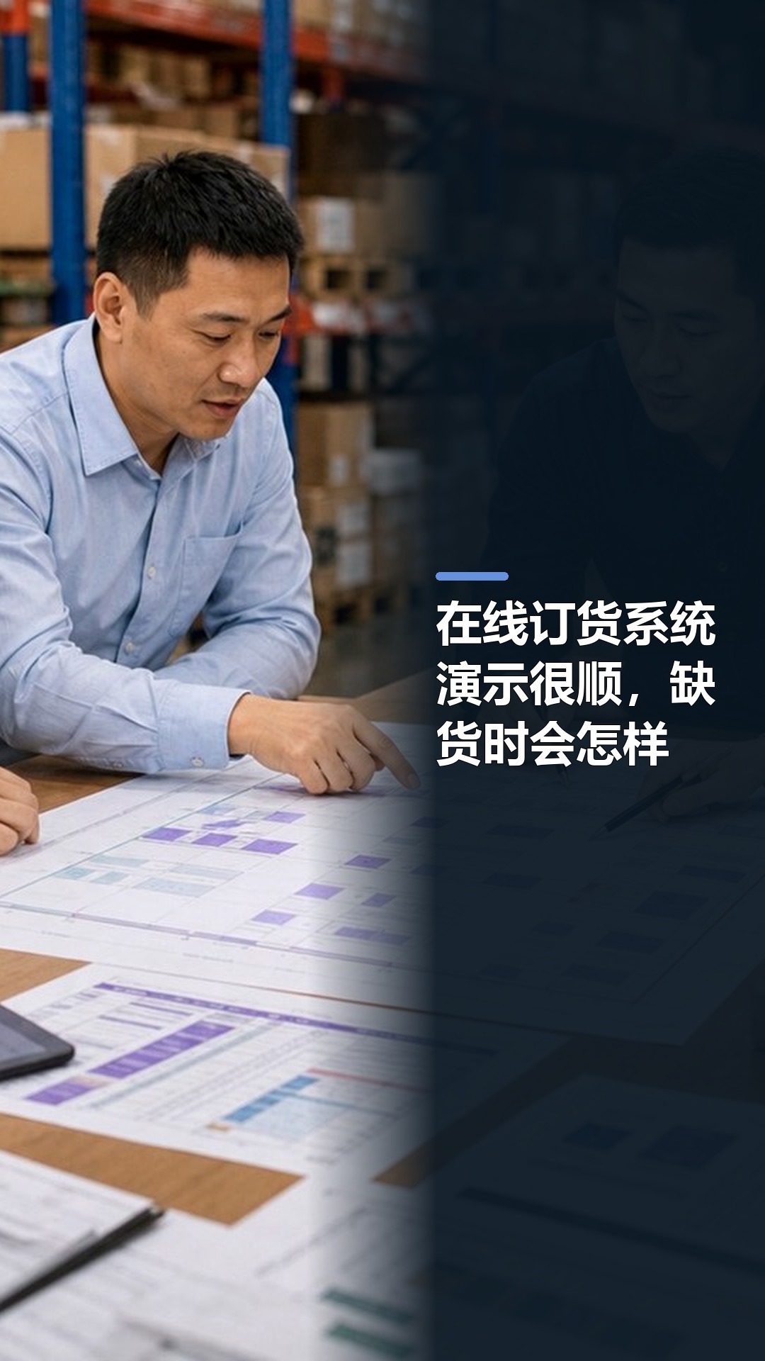 在线订货系统演示很顺，缺货时会怎样