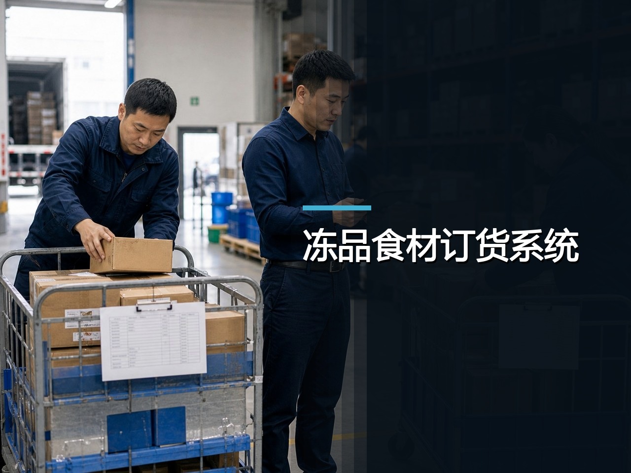 冻品食材订货系统：哪些流程可验证，哪些条件要另行确认