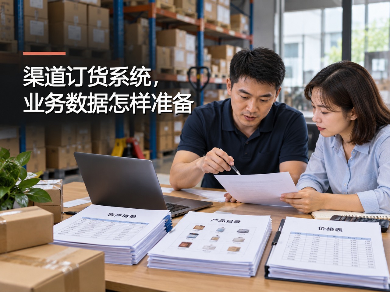 渠道订货系统，业务数据怎样准备
