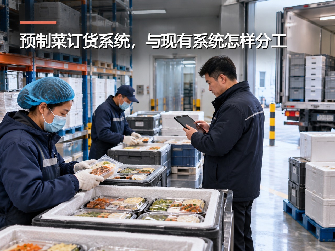 预制菜订货系统，与现有系统怎样分工