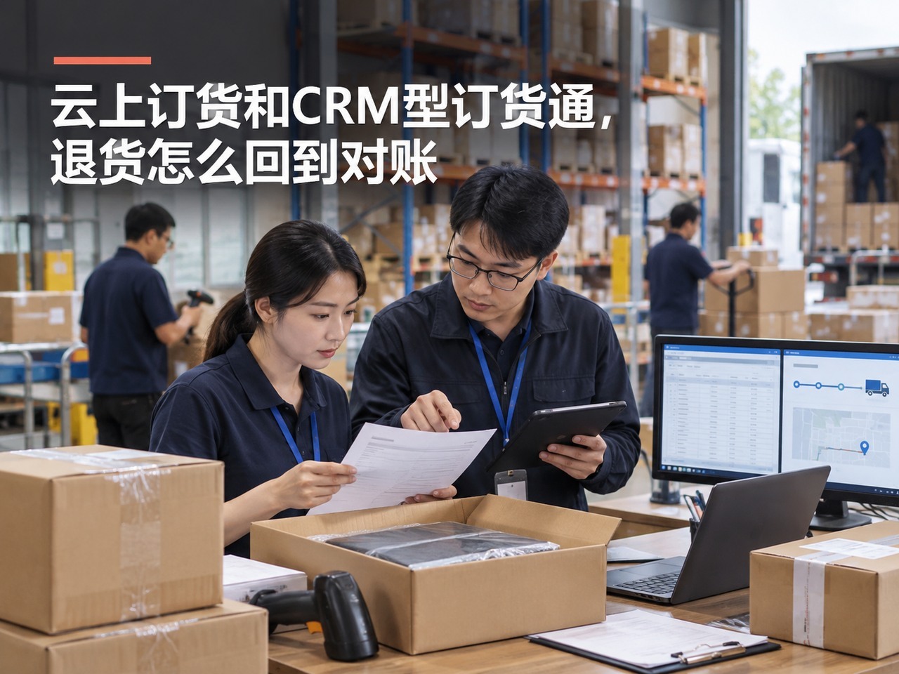 云上订货和CRM型订货通，退货怎么回到对账