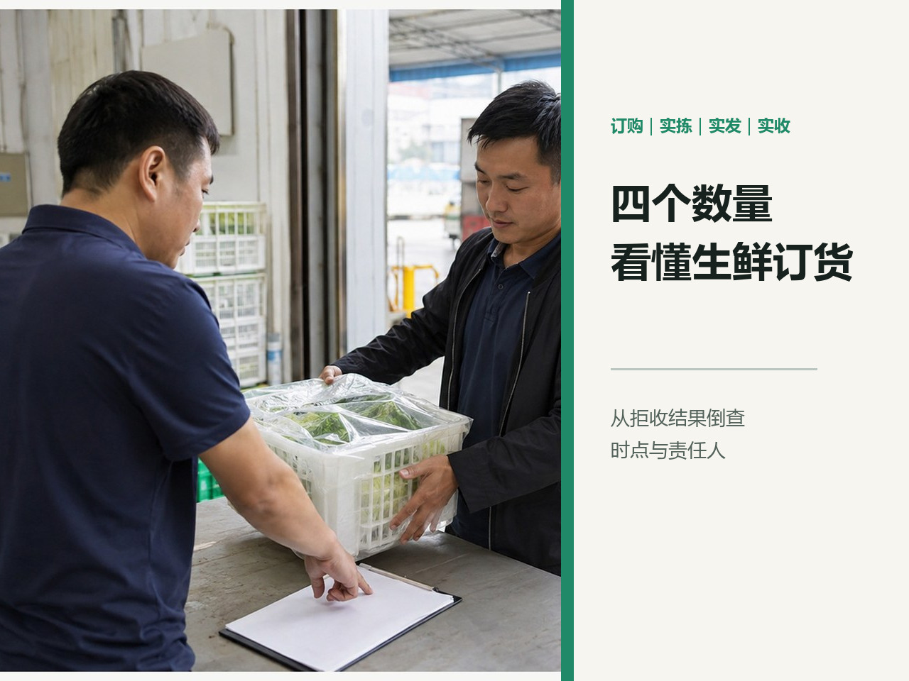 生鲜蔬果订货系统，核心判断到底是什么？