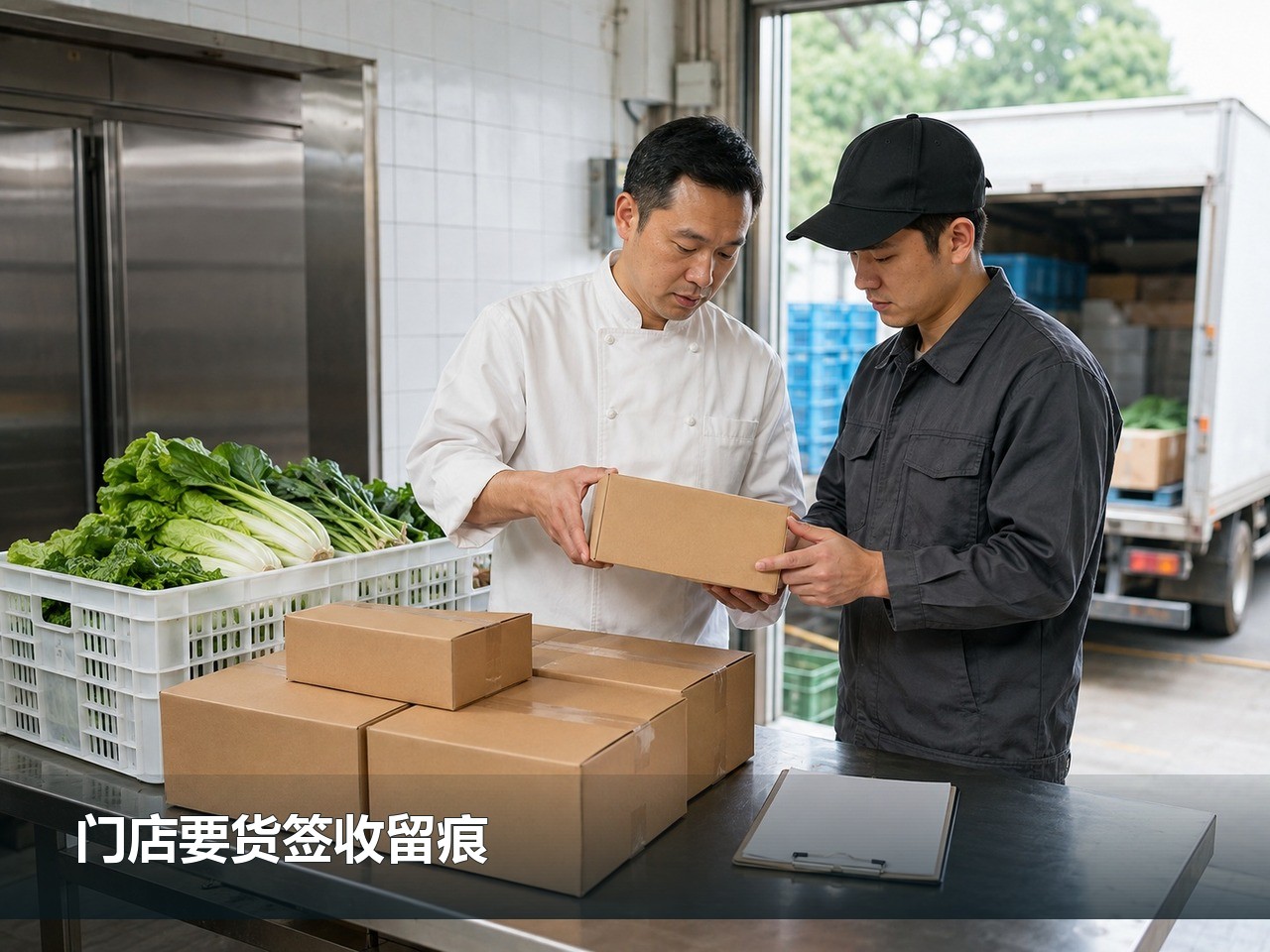 餐饮连锁：连锁门店要货到签收怎么协同，权限设计，哪些操作需要留痕