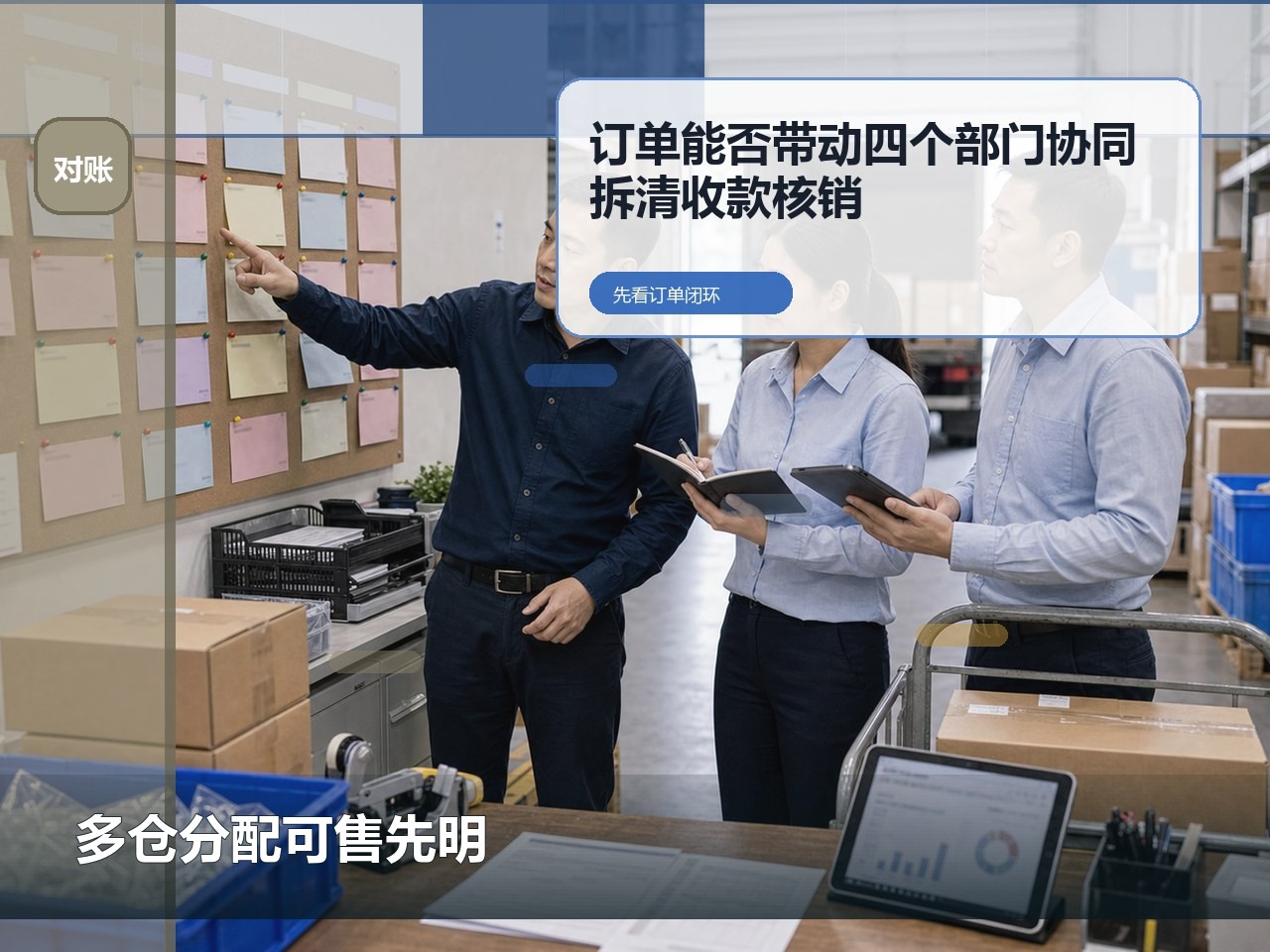 餐饮连锁：多级经销商订货系统，多仓应用，可售库存与仓库分配如何设置