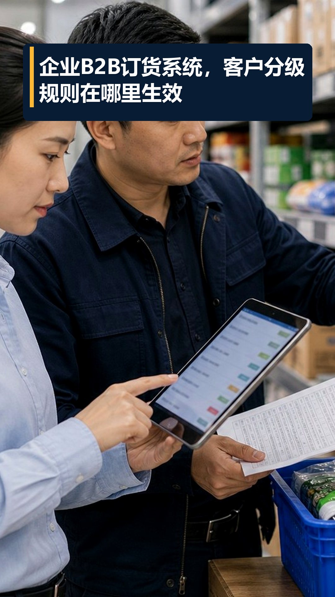 企业B2B订货系统，客户分级规则在哪里生效