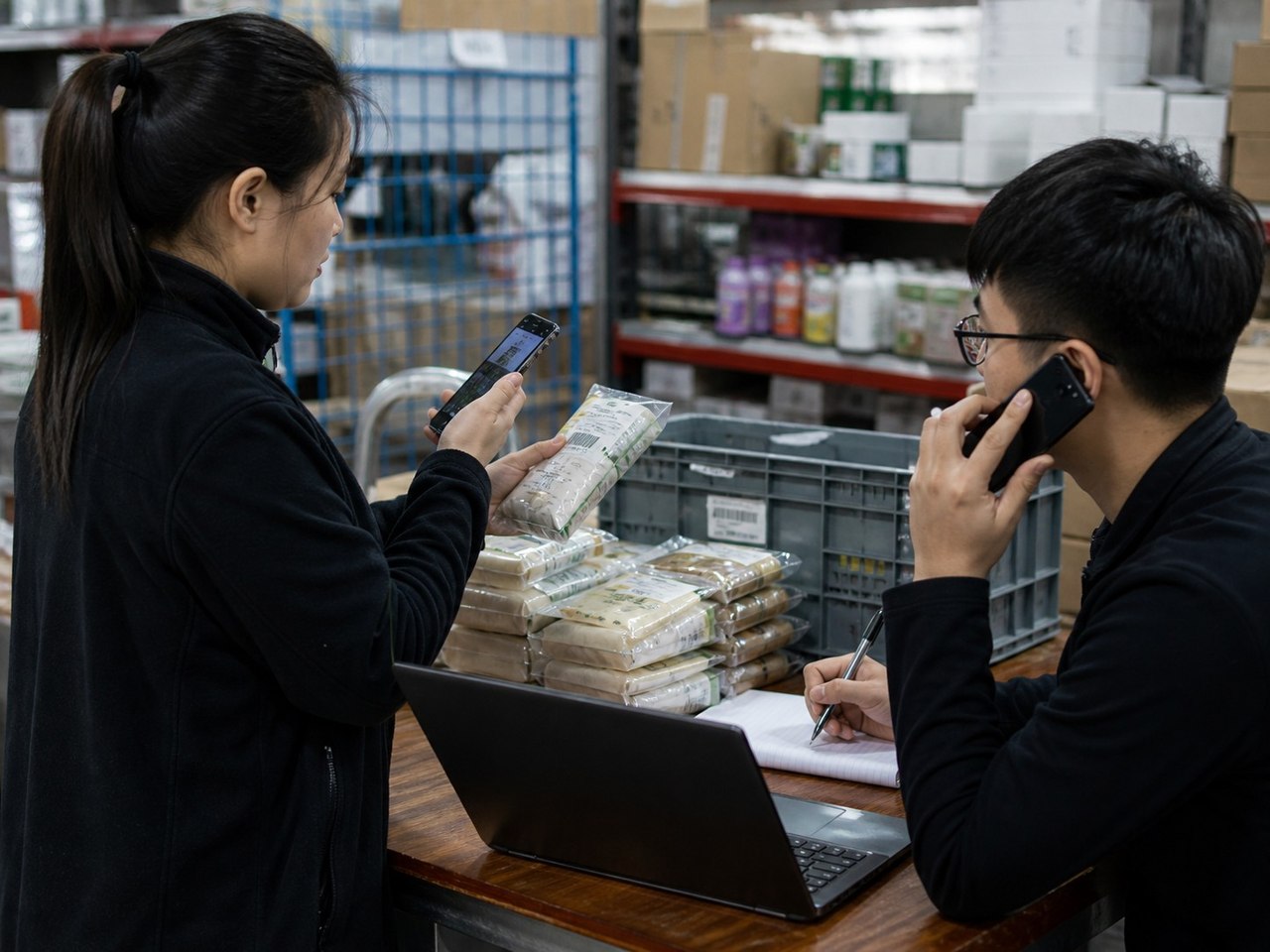 门店人员确认补货需求与到货时段