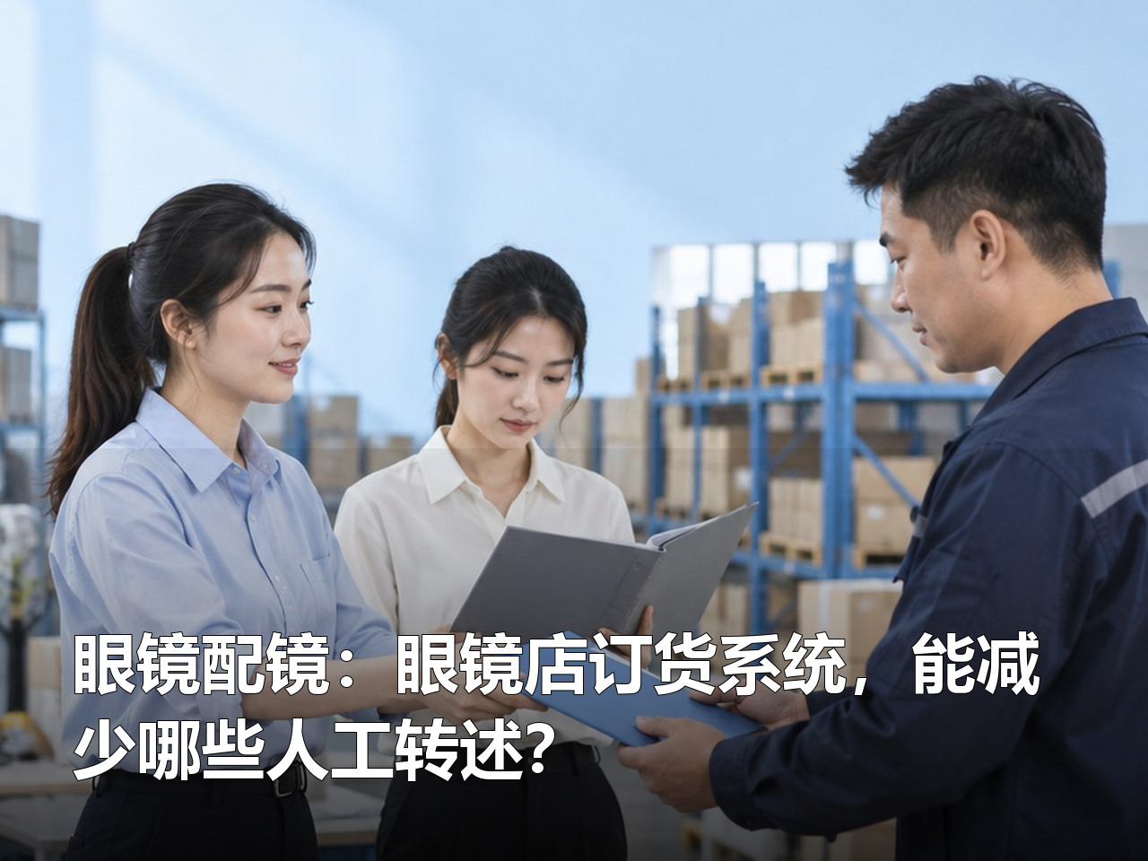 眼镜配镜：眼镜店订货系统，能减少哪些人工转述？