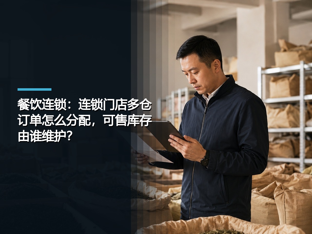 餐饮连锁：连锁门店多仓订单怎么分配，可售库存由谁维护？