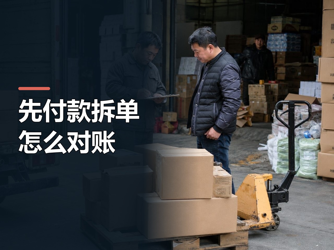 粮油调料：先付款再拆单怎么对账，先整理基础资料，再跑真实订单