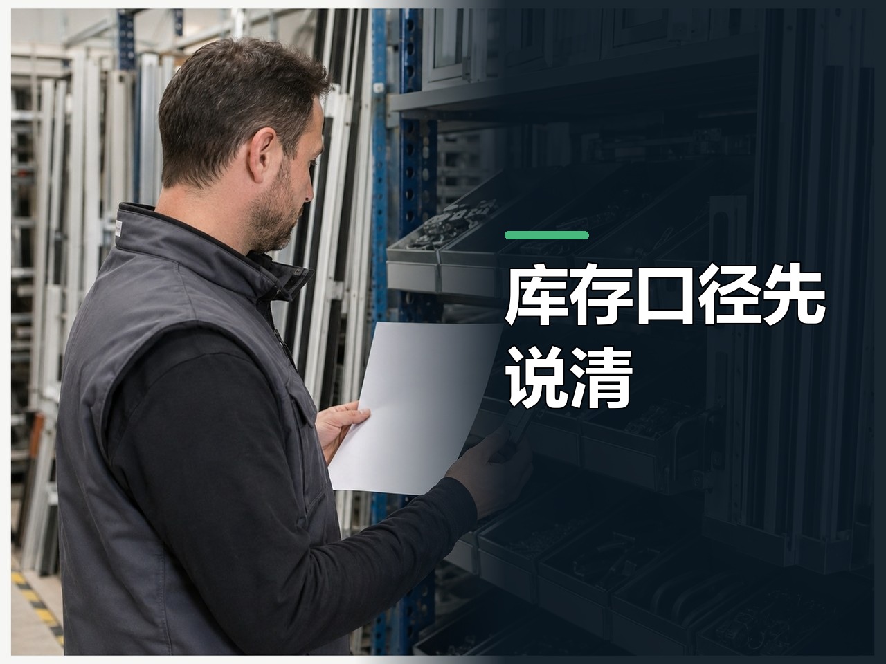 批发订货软件，落地，库存口径要明确