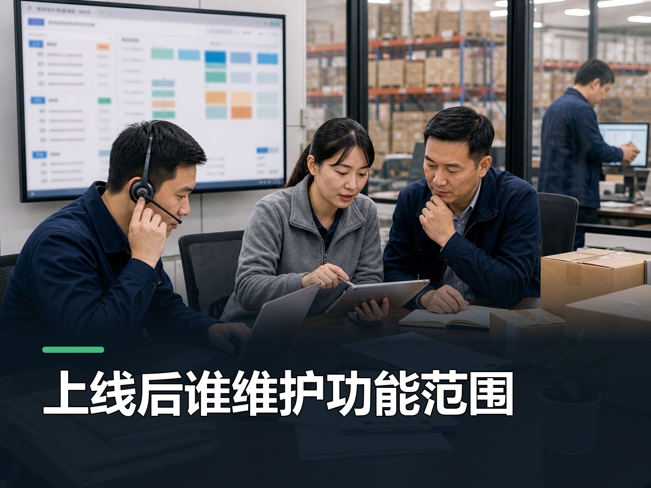 快批和云上订货，上线后，谁维护功能范围