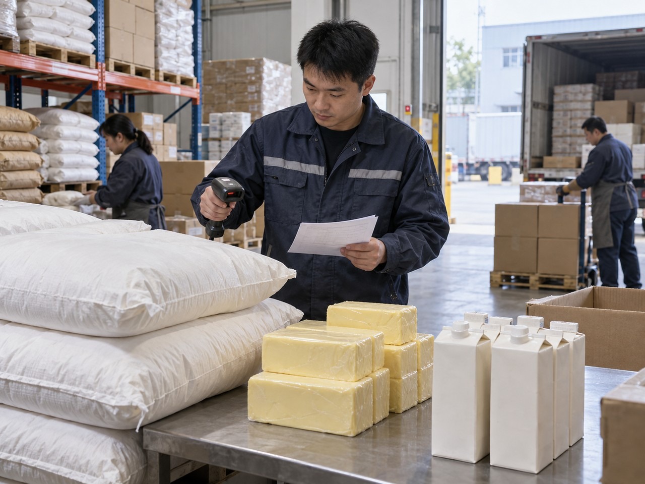 仓库按原订单核对退回商品的规格与数量