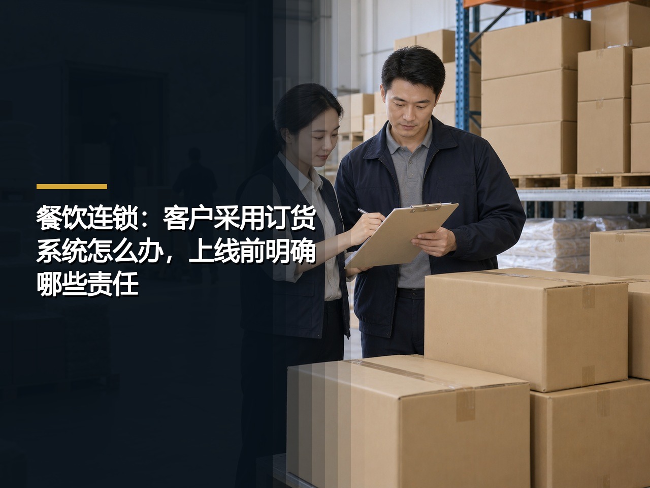 餐饮连锁：客户采用订货系统怎么办，上线前明确哪些责任？