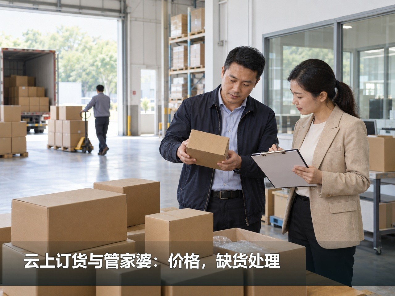 云上订货与管家婆：价格，缺货处理，替代、审批与通知如何衔接