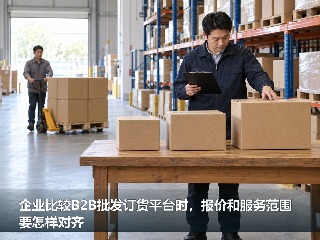 企业比较B2B批发订货平台时，报价和服务范围要怎样对齐