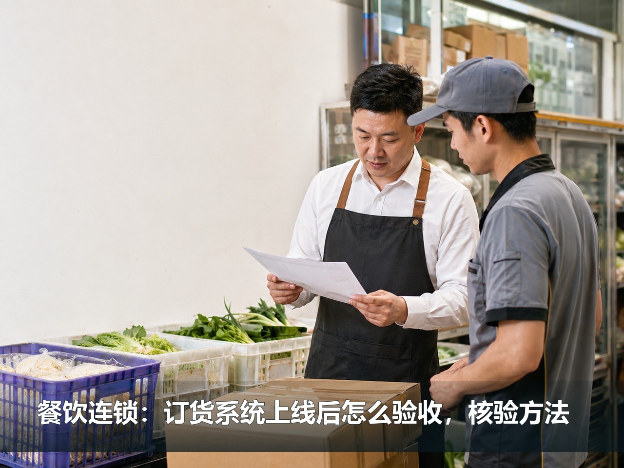 餐饮连锁：订货系统上线后怎么验收，核验方法，多角色流程怎样统一
