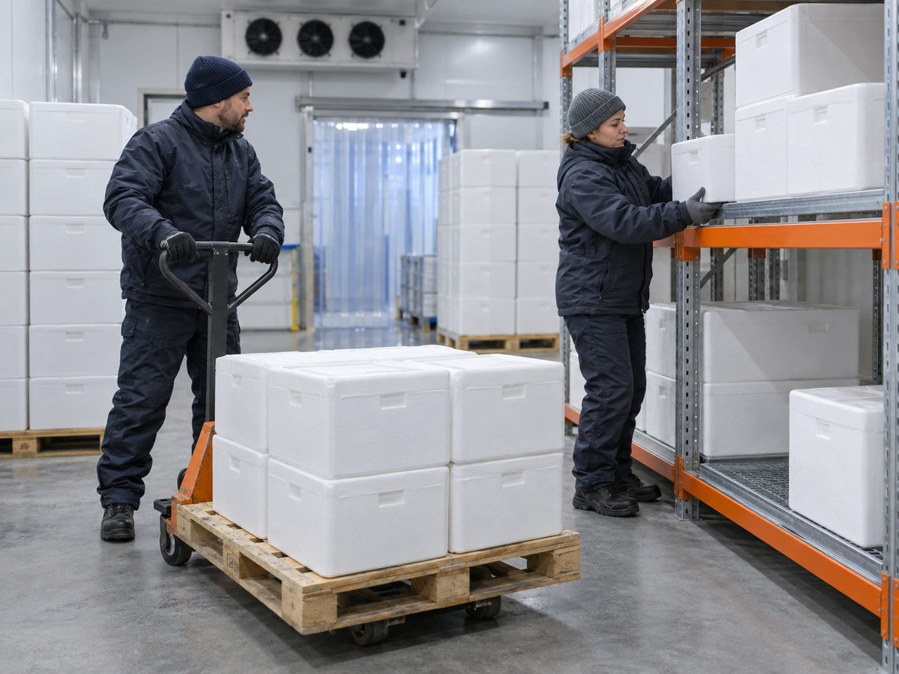 销售人员与客户确认冻品换货方案