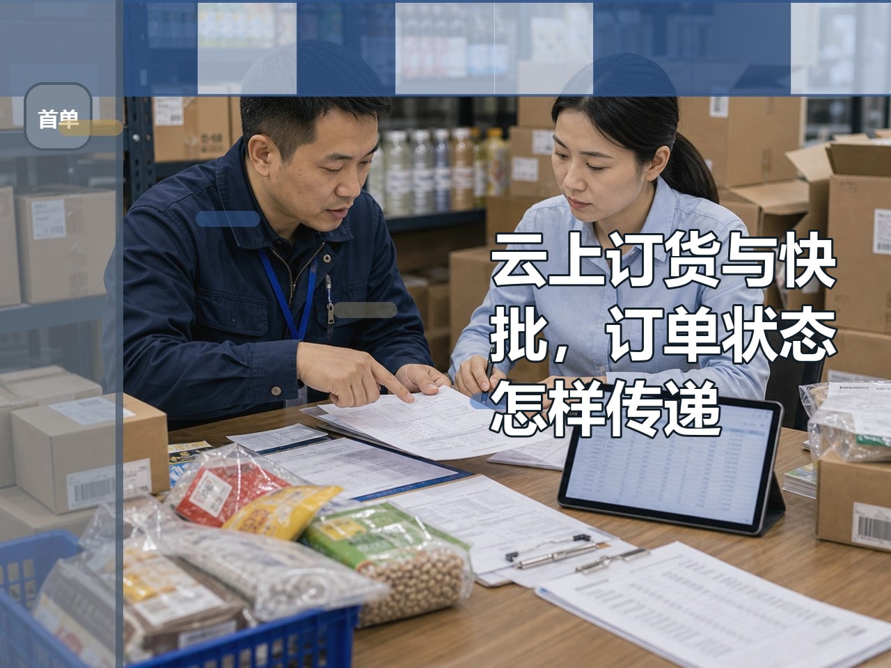 云上订货与快批，订单状态怎样传递