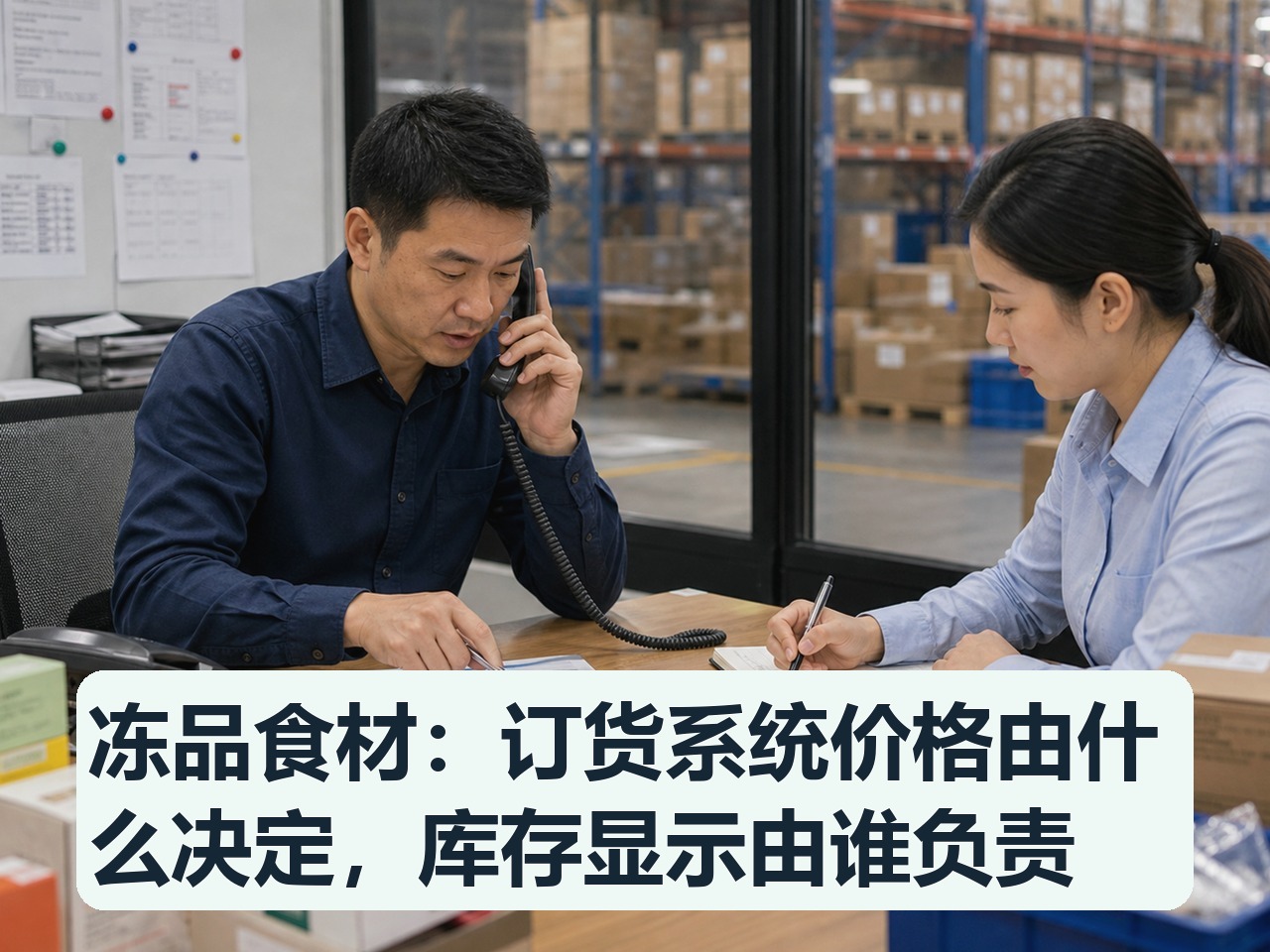 冻品食材：订货系统价格由什么决定，库存显示由谁负责